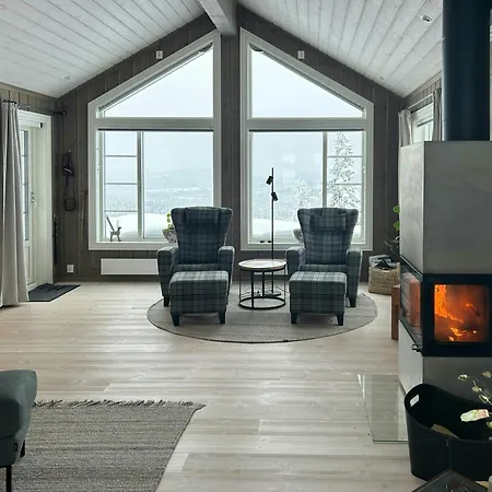 Newly Built At Skutuset At Golsfjellet * 高尔